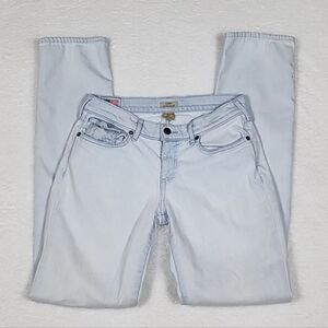 True Religion Cora Mid Rise Straight Leg Jeans